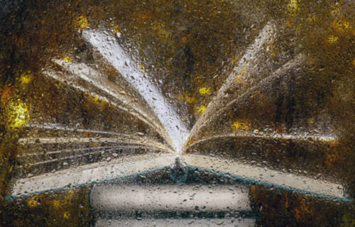 Viharfelhő a láthatár peremén